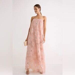 Helsi Margot Floral Gown Pink Size XL